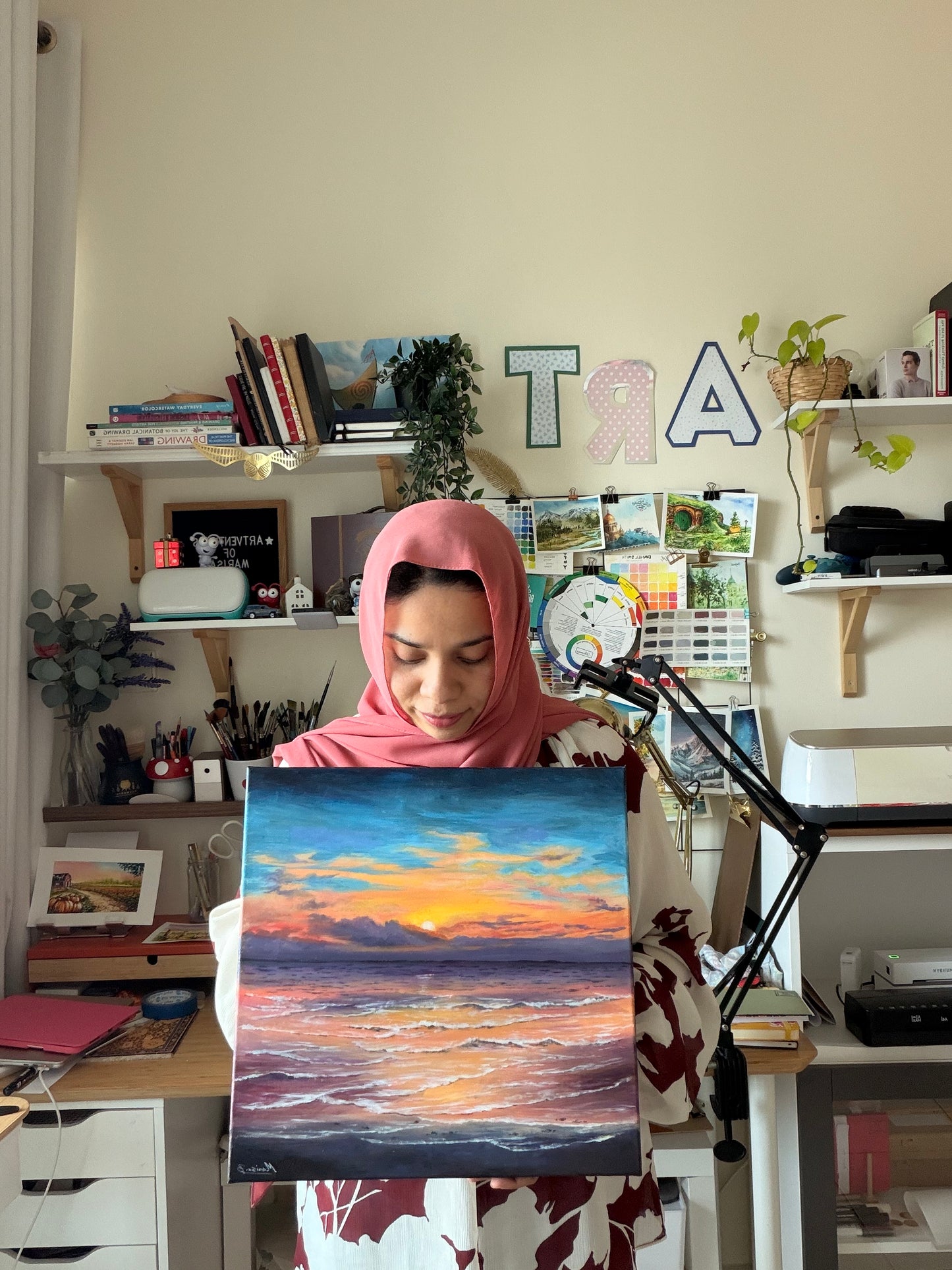 Serene - sunset on beach