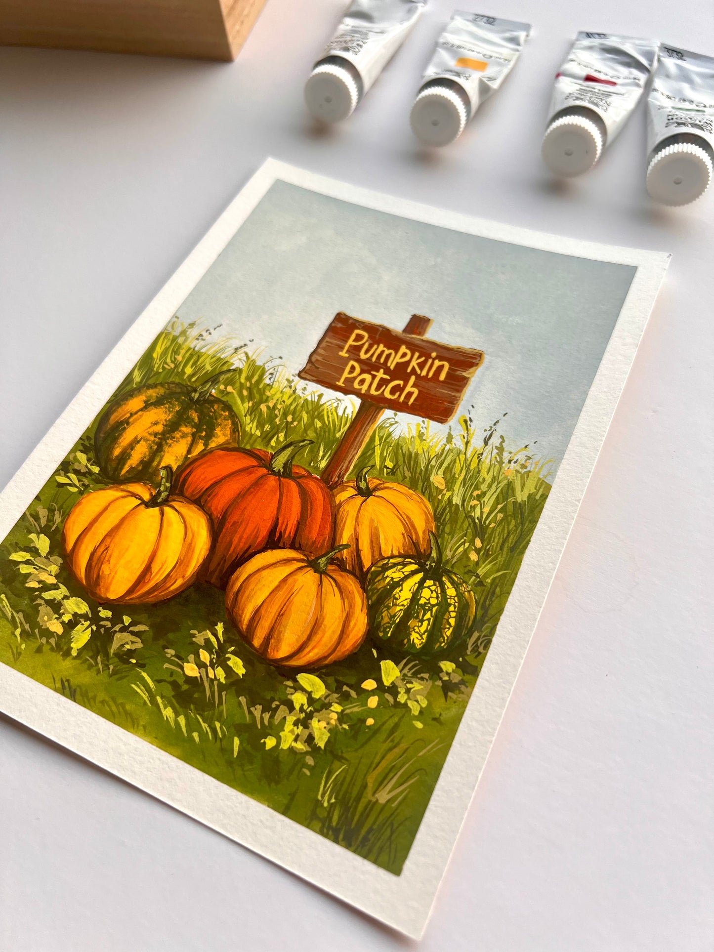 Pumpkin Patch painting