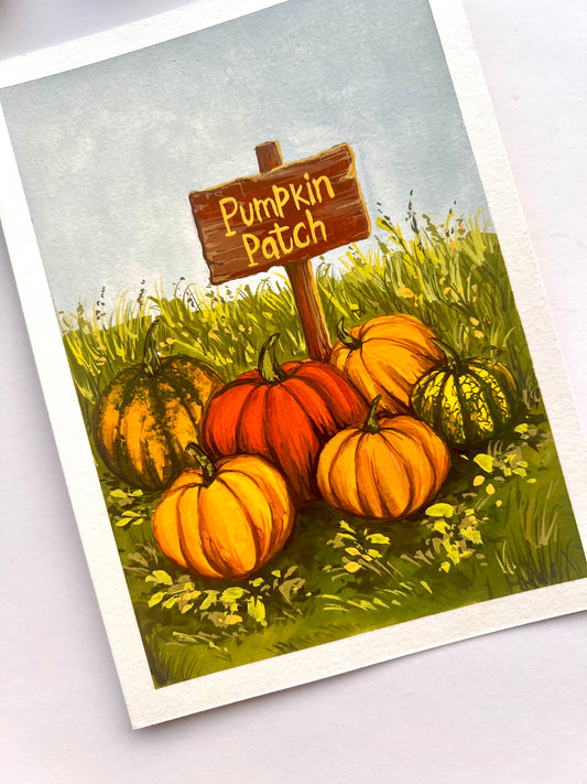 Pumpkin Patch painting