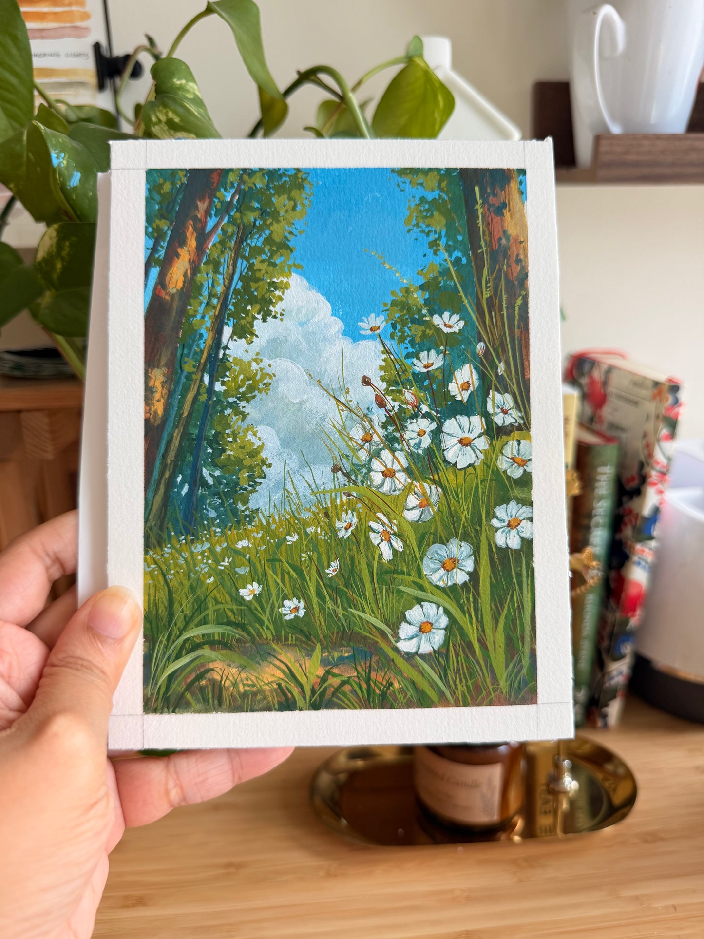 Mountain side wildflowers - summer breeze