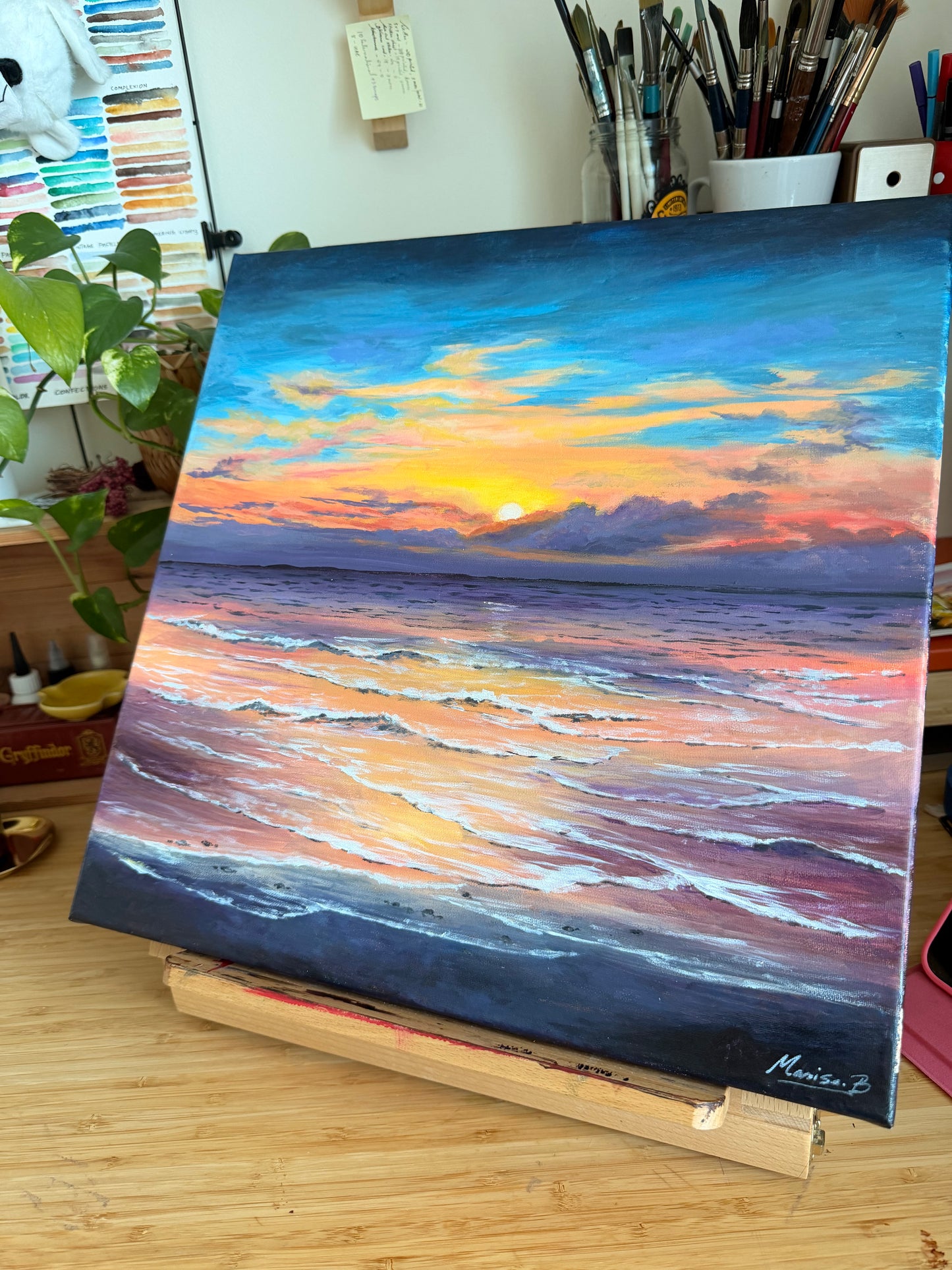 Serene - sunset on beach