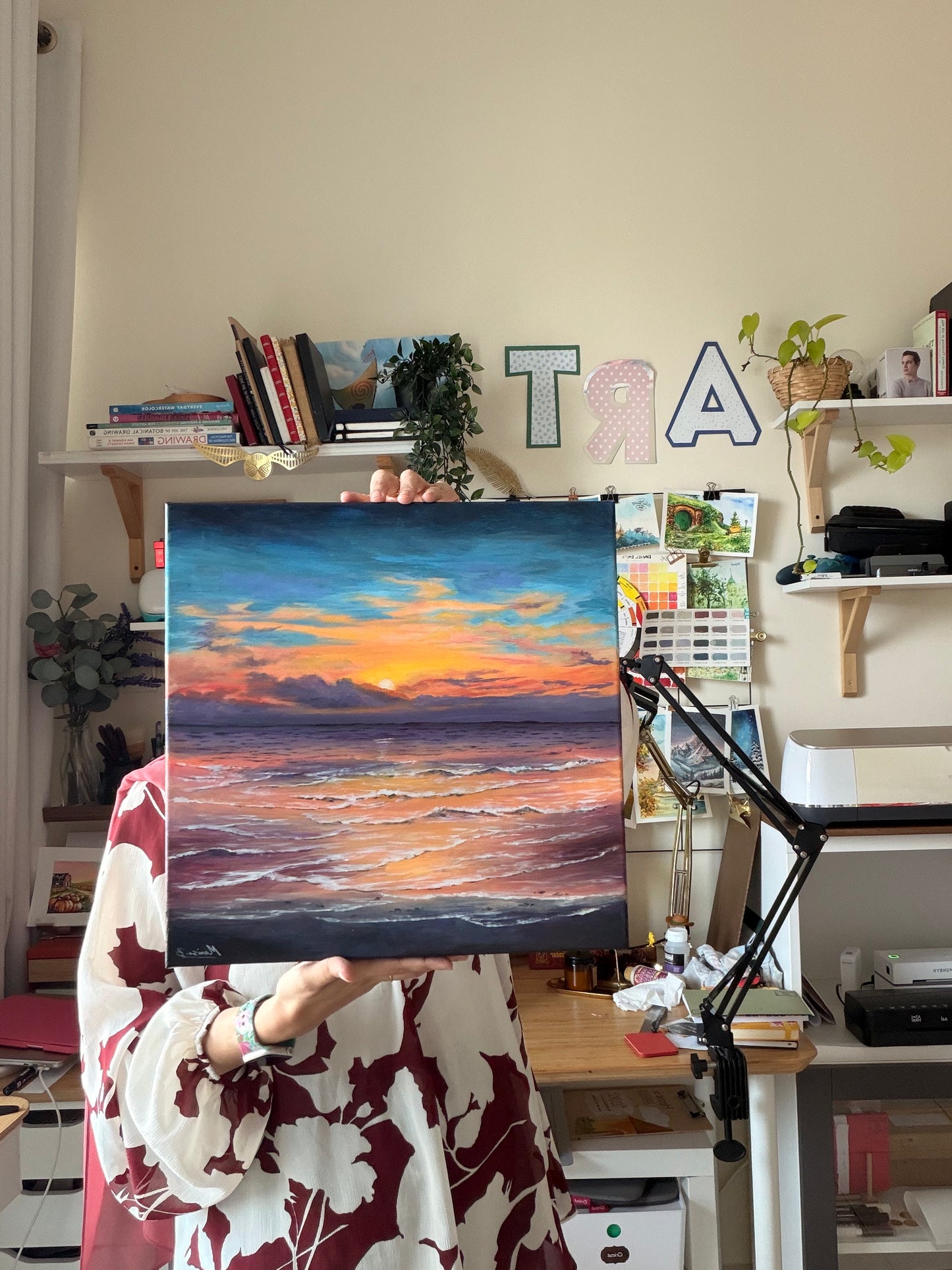 Serene - sunset on beach
