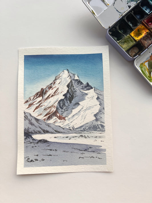 Whispers of the mountain - Original watercolor painting