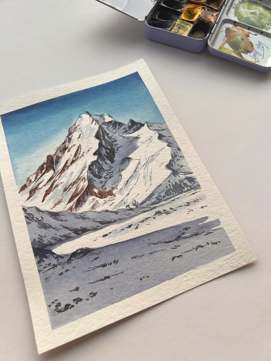Whispers of the mountain - Original watercolor painting