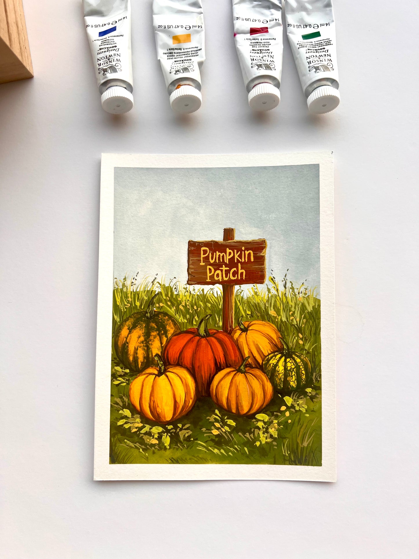 Pumpkin Patch painting