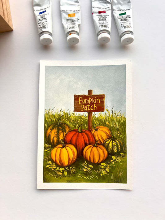 Pumpkin Patch painting